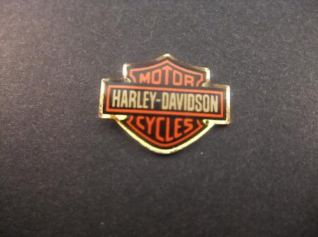 Harley Davidson motor logo oranje